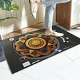 thumbnail image 4 of Sentmoon Savings Vintage Floor Mat Record Player Radio Theme Rug Non-Slip Dirt-Resistant Carpet for Home Living Room or Entryway with Creative Retro Design Limited-Time Clea-rance Savings, 4 of 6