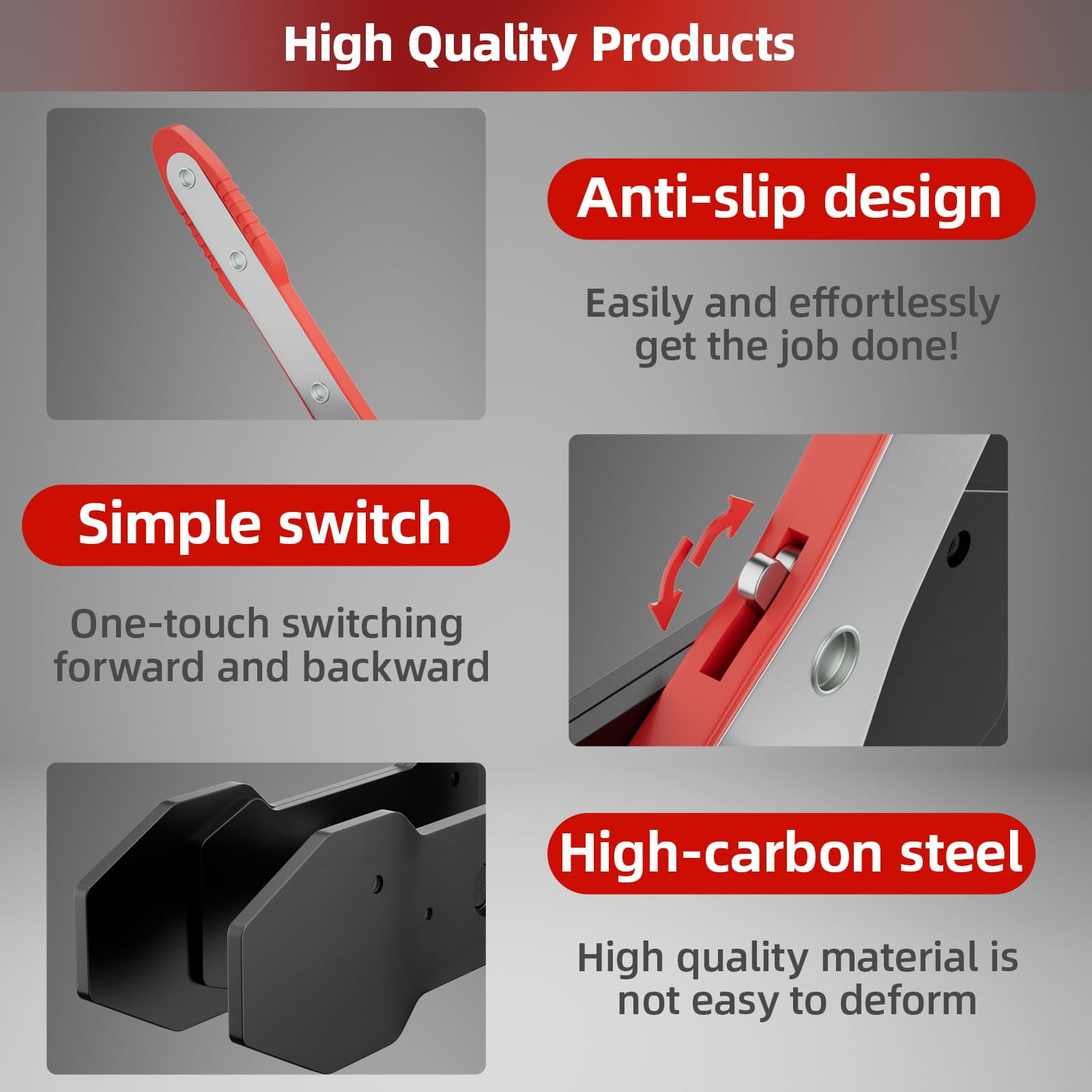 DKLYHW Brake Caliper Press Tool, Caliper Piston Compressor Tool with Additional 2Pcs Steel Plates and 2 Hooks
