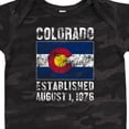 thumbnail image 4 of Inktastic Established August 1, 1876 Colorado Flag Boys or Girls Baby Bodysuit, 4 of 5