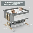 thumbnail image 3 of HARPPA Bassinet for Twins, Height Adjustable, Easy Folding, Gray, 3 of 6