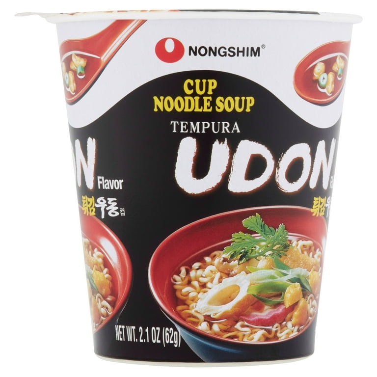 udon.　1207 Nongshim Tempura Udon Cup, 2.64 Oz, 6 Ct - Walmart.com