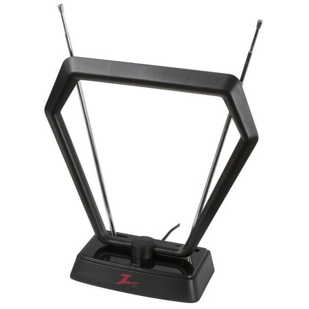 Tv Antenna 75 Zenith VN1ANTP2 Active Passive 2 Di-Pole TV Antenna, 47 - 230 MHz VHF/470 - 860 MHz UHF, 75 ohm ()