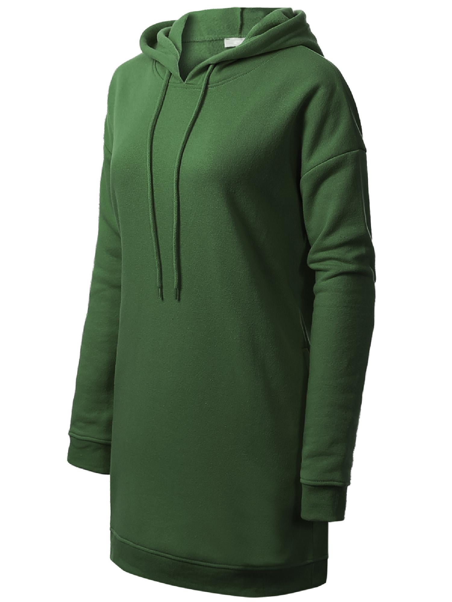MixMatchy Women's Casual Oversized Long Sleeve Fleece Hoodie Sweatshirts Loose Hooded Pullover Tunic (S~3X)