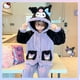 thumbnail image 1 of Pijama de terciopelo coral para niños de Sanrioed Anime Cinnamoroll Kuromi Melody Otoño Invierno Kawaii Girl ropa de dormir cálida ropa de estar por casa, 1 of 5