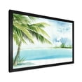 thumbnail image 2 of Designart 'Palm Beach Resort At Sunrise I' Nautical & Coastal Framed Art Print, 2 of 4