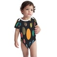 thumbnail image 2 of Yiaed Planets And Their Moons Print Infant Climbing Short Sleeve Onesie One-Piece Baby Bodysuit Clothes 0-12 Months -2 Years, 2 of 6