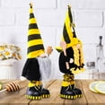 thumbnail image 2 of 2PCS Plush Bee Gnome with Telescopic Legs- Large Standing Honeybee Spring Gnomes Ornaments Tomte Elf World Bee Day Decor, Summer Bee Figurines Table Shelf Tiered Tray Decorations, Gifts for Women, 2 of 7
