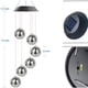 thumbnail image 5 of Matsuzay Bola de discoteca con energía Solar, carillón de viento para exteriores, bola de espejo colgante con cambio de Color Solar, lámpara de noche Iluminación y accesorios Matsuzay HA037218-00, 5 of 6