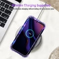 thumbnail image 6 of Casetego for Samsung Galaxy A15 5G Case,Glow in The Dark Three Layer Heavy Duty Shockproof Full Body Protection Hard Plastic Bumper+Soft Silicone Protective Case,Shiny Red Purple, 6 of 8