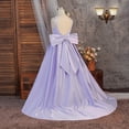 thumbnail image 6 of FYDUU Flower Girl Dress Girls Formal Wedding Pageant Gown with Back Bowknot Sleeveless Dresses A-Line Birthday Party Dress 8 Years, 6 of 8