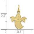 thumbnail image 4 of Solid 10k Yellow Gold Ghost Charm - 20mm, 4 of 6
