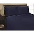 thumbnail image 2 of Elegance Linen 1800 Thread Count PLEATED DESIGN Egyptian Quality Luxurious Silky Soft WRINKLE RESISTANT 4 pc Sheet set, Deep Pocket Up to 16" - All Size and Colors, Full Navy, 2 of 4