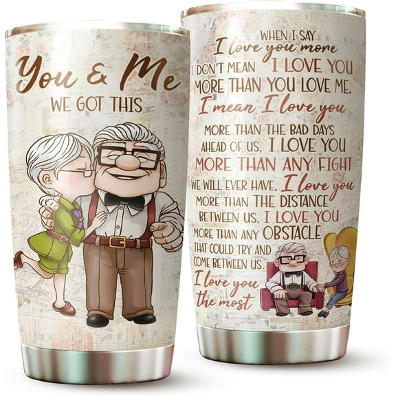 Gifts for Her - Valentine Tumbler - Gifts for Couple - Couple Tumbler - Gifts for Wife - Gifts for Anniversary Couple - Couple Cup - Couple Mug - Tumbler 20 Oz