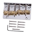 thumbnail image 1 of Accesorios de puente de bajo eléctrico profesional de , ajuste de espaciado de cuerdas, con cola de sillines de latón fijo. Gloria Puente de graves, 1 of 9
