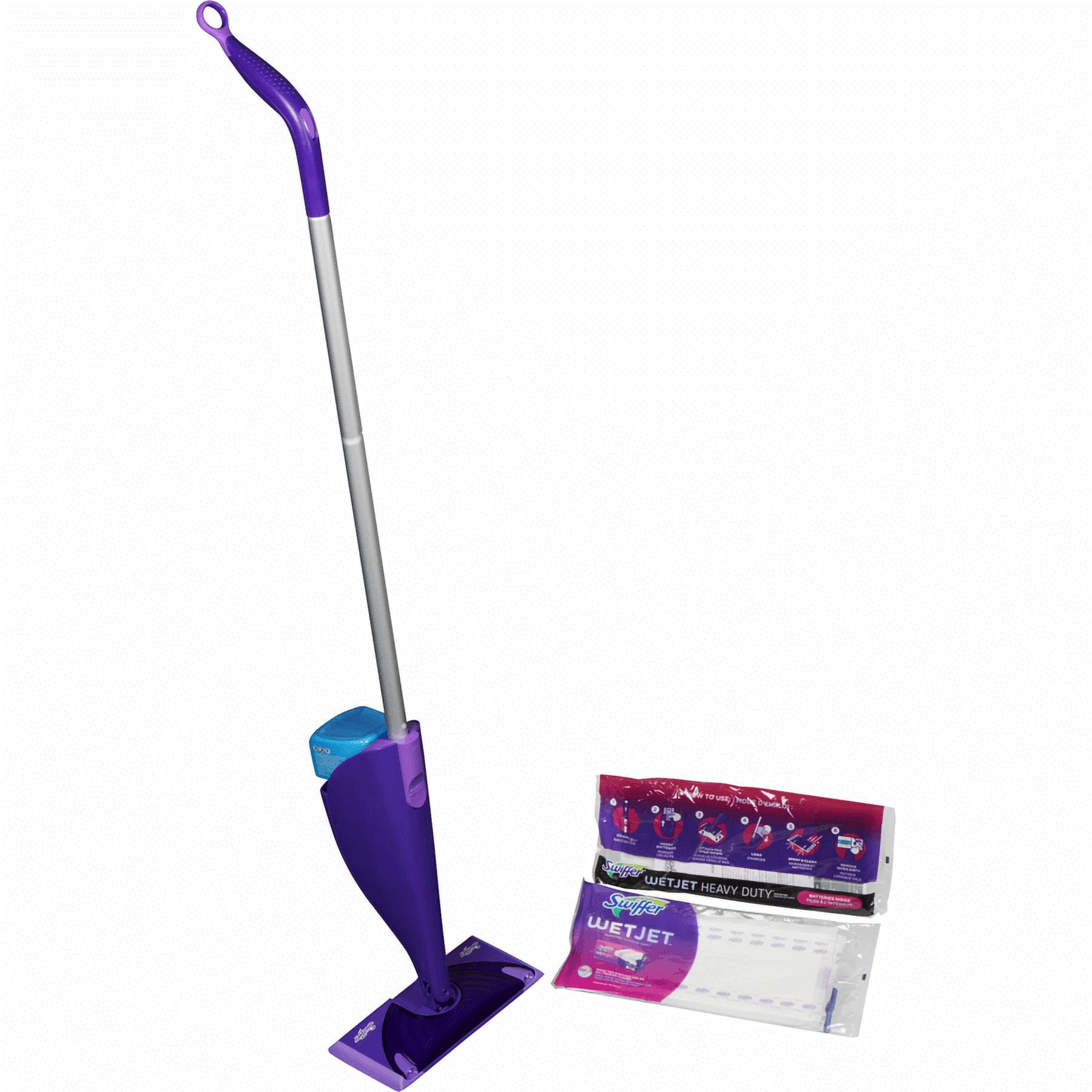 Swiffer WetJet Floor Mop Starter Kit - Ready-to-Use System, 4/Case