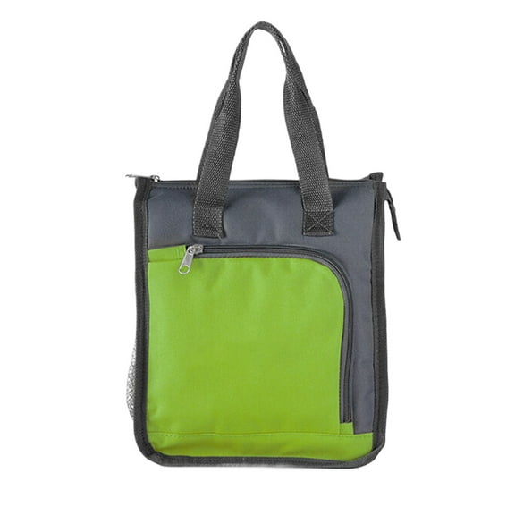 Lunch Box For Women Men Insulated Lunch Bag Small Lunchbox Reusable Lunch Bags Tote For Work Beach Or Travel/ Portable Oxford Cloth Lunch Bag Green