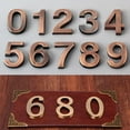 thumbnail image 7 of Adhesive Glossy 3D House Number Door Plate Sign Outdoor Hotel Room Number, 7 of 7