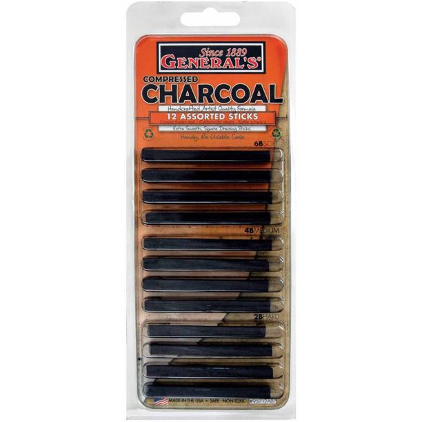 generals compressed charcoal
