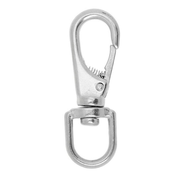 tssuouriy Heavy Duty Marine Boat Swivel Eye Quick Spring Snap Hook 304  Stainless Steel Strong and Sturdy 65mm 1Set 