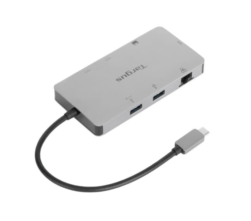 Targus® USB-C Dual HDMI Travel Dock, DSU200TT, Silver