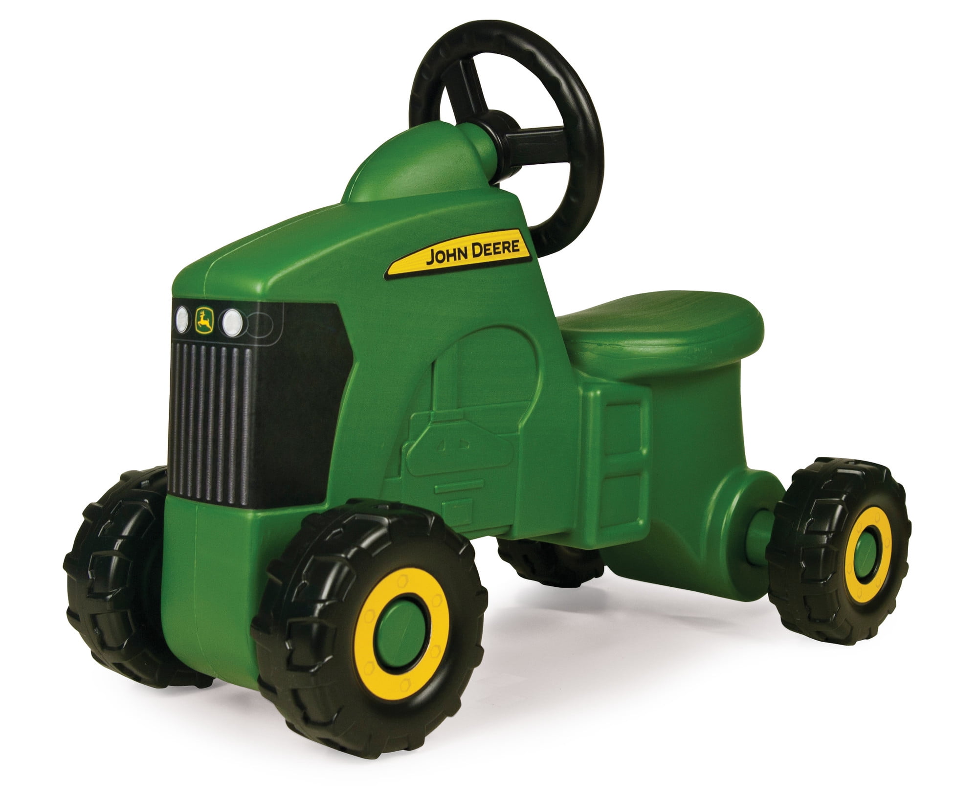 John Deere Foot to Floor Ride On Tractor Toy, Toddler Tractor Ride On Vehicle, Green