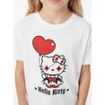 thumbnail image 5 of Sanrio, Girls' Short Sleeve T-Shirt, Goth Hello Kitty, Sizes 4-16, 5 of 8