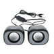 thumbnail image 2 of 2 bocinas para computadora de 3,5 mm alimentadas por USB para computadoras portátile computadoras de escritorio perfke mini altavoces de la computadora, 2 of 7