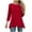 Red, variant on gakvbuo Tunic Tops for Women Loose Dressy 3/4 Sleeve Tops Round Neck Flowy Shirts Long Blouse To Wear With Leggings