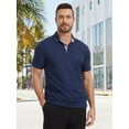 thumbnail image 6 of QPNGRP Mens Polo Shirts Short Sleeve Casual Regular Stylish Dry Fit Performance Designed Collared Golf Polo Shirts for Men, 6 of 8