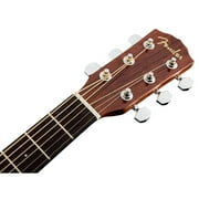 Fender CD-60S Dreadnought Acoustic Guitar with Solid Spruce Top, off-White, 31 lbs