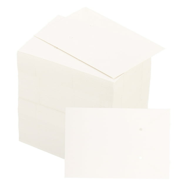 Unique Bargains Blank Paper Business Cards, 2.5' x 3.5', White, 200 Count