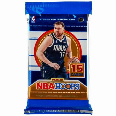 NBA Panini 2024-25 Hoops Basketball Trading Card BLASTER Pack (15 Cards)