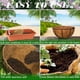 thumbnail image 5 of Revestimiento para Cesta Colgante de 16 Pulgadas,Revestimiento de Macetero Redondo para Cesta Colgante,Revestimientos de Fibra de para Cestas Colgantes, Flores de Plantas, 5 of 5