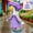 Purple, variant on Homellea Raincoat Porch Goose Outfits, 23" Geese Statue Spring Porch Goose Outfit with Umbrella, Jacket & Hat, for Lawns, Patios, Spring and Summer Gardens and Terrace Decoration