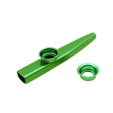 Kazoo Aluminum Alloy Metal with 5pcs Flute Diaphragm Gift for Kids Music Lovers
