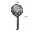 thumbnail image 3 of Teissuly Shower Head with Handheld, High Pressure 5 Spray Modes Water Saving Shower Heads, Built-in Easy Pause Mode, Showerhead, Adjustable Shower Bracket Teissuly WER202401227302, 3 of 9