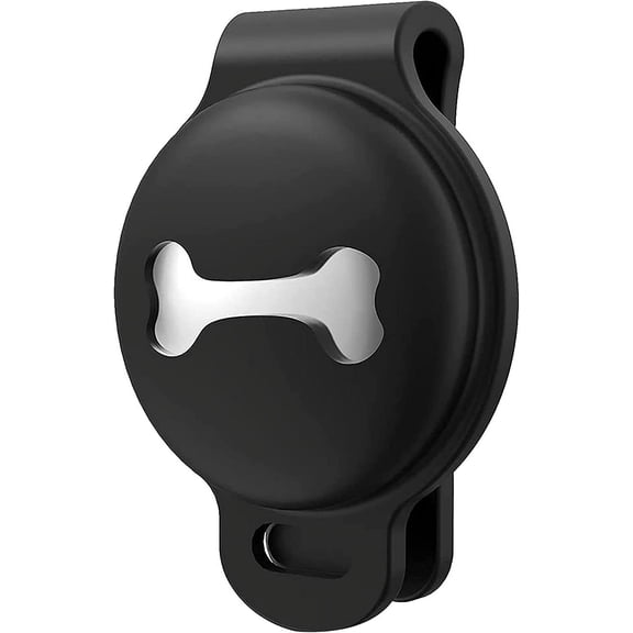 Pet Collar Tag Hooks A Bluetooth Silicone Cover Protector for Pet Collar is Locator Suitable Portable Pet Supplies Car Locator No Monthly Item Works with Black
