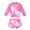 Pink Mermaid, variant on Girls Rash Guard Swimsuit Long Sleeve Bathing Suit 2-Piece Set 3-10 Years
