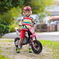 thumbnail image 2 of Motocicleta eléctrica Qaba Kids Dirt Bike de 12 V con ruedas de entrenamiento, 2 of 9