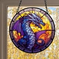 thumbnail image 4 of Atrapasueños, letrero para puerta, decoración colgante, búho, dragón malvado acrílico para decoración de ventanas, 4 of 9