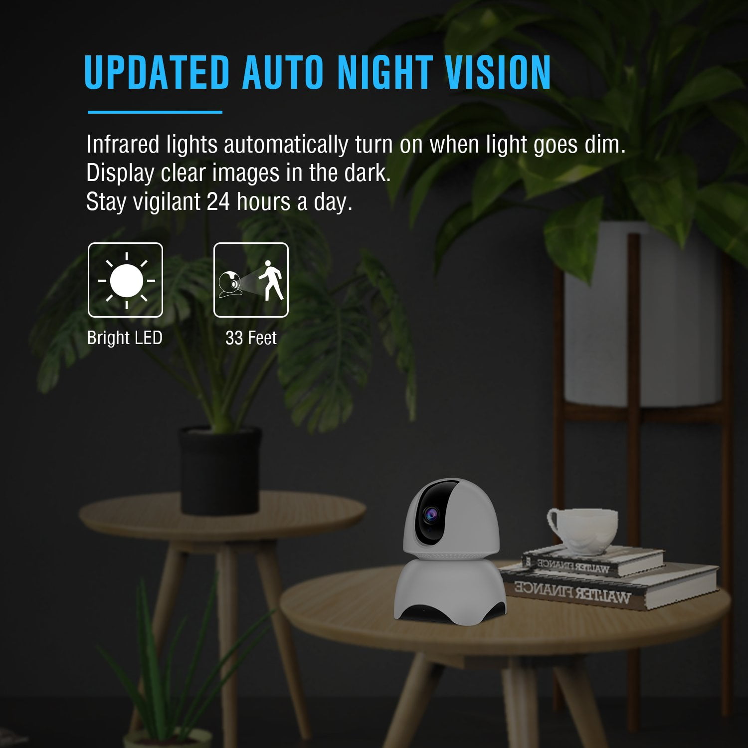 1080P Baby Monitor with WiFi Camera FHD Indoor Wireless Surveillance Security IP Camera with Motion Detection Night Vision 2-Way Audio Cloud Storage for Baby/Elder/Pet Monitor with Camera