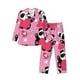 thumbnail image 1 of Balery Panda Heart Valentine Pink Pijama para Hombre de Dos Piezas con Manga Larga, Conjunto de Dormir y Descanso Suave con Bolsillos-X-Large, 1 of 7
