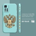 thumbnail image 3 of Funda para Redmi Note 12 11 11T 11R 11E 10 9 8 7 7S PRO PLUS 4G 5G Funda de silicona líquida Simple emblema de la Federación Rusa, 3 of 5