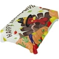 thumbnail image 5 of Coolnut Thanksgiving Turkey Tablecloth, Waterproof Washable Polyester Square Table Cover, Durable Tablecloth for Kitchen Dining Table Party Decor, 60"X 90", 5 of 7