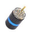 thumbnail image 3 of Audio Power Plug, Anti Oxidation Gold Plated Power Plug Pure Copper  for Audio Visual Appliances for Home M103GMale,F103G Female,M103G/F103G Male/Female, 3 of 7