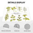 thumbnail image 3 of Fotbe Herbs and Spices Alfombrilla de Secado para Cocina con Estampado, 18x24 Pulgadas, 3 of 7