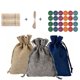 thumbnail image 1 of onlyliua ¡ ¡Ofertas Del Día! ¡Liquidación! Bolsa de Regalo de Lino con Diseño Navideño, Paquete de Calendario de Adviento Del 1 Al 24, 1 of 3
