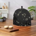thumbnail image 4 of HELLHERO Star Print Fabric Teapot Dust Cover Keep Warm Keep Warm for Hotel, 4 of 8
