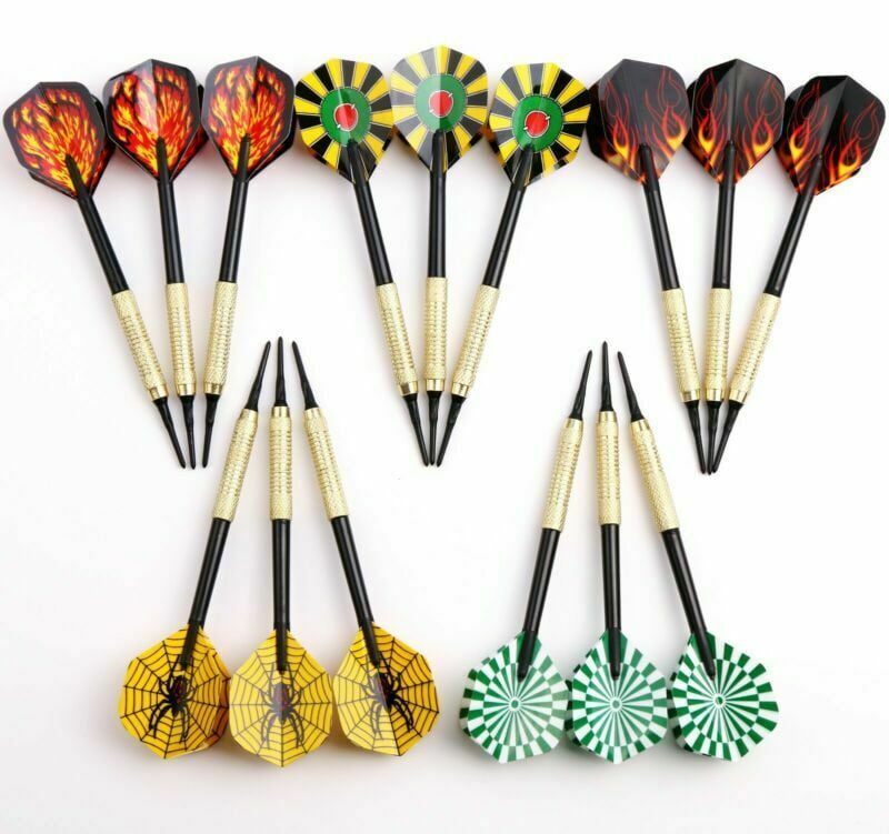 Jesse 100pcs Nylon Electronic Darts Tip 25mm 2BA Soft Tip Dartboard Game Accessories for Darts Supplies