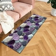 thumbnail image 4 of Corridor Stone Patterned Carpet with 3D Pebble Design Washable Floor Mat for Entrance Bathroom and Kitchen Use, 4 of 5
